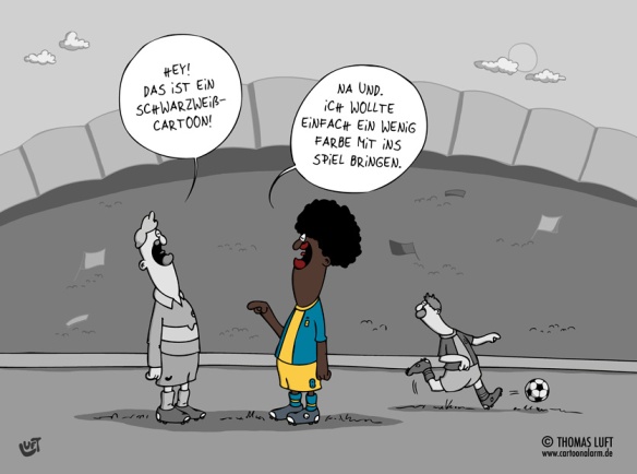 Thomas Luft, Cartoon, Lustig, Fußball